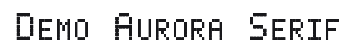 Demo Aurora Serif