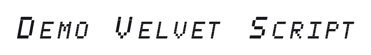 Demo Velvet Script